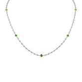 Diamond and Tsavorites By The Yard Necklace β¨π